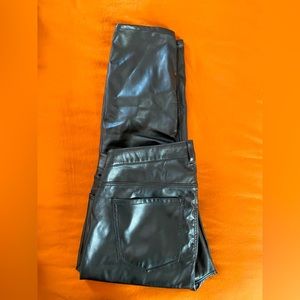 Express Ankle Faux Leather Pant